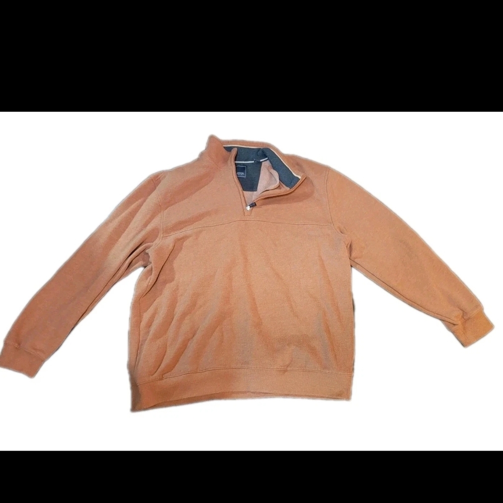 ArrowMen's XL Orange Half-Zip Sweater